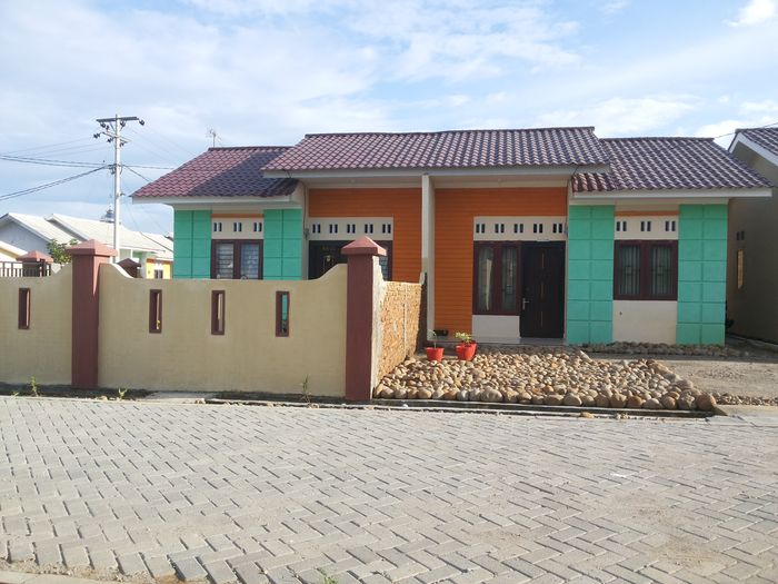 foto tampak rumah tipe 36 perumahan Griya Permata 4