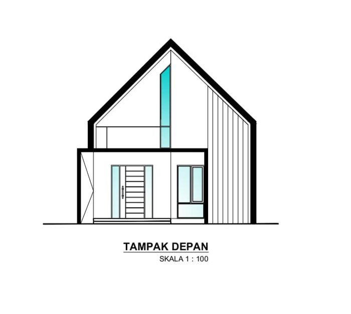 foto tampak rumah tipe 36 perumahan Graha kirana12