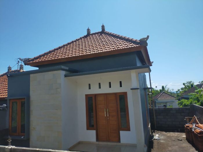 foto tampak rumah tipe 32/70 perumahan Harmoni residence