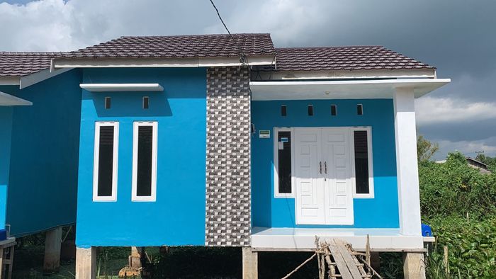 foto tampak rumah tipe subsidi perumahan SIFA RESIDENCE