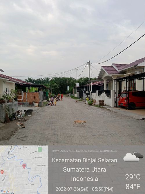 foto posisi tengah perumahan FAIZ SABILAL RESIDENCE FASE 2