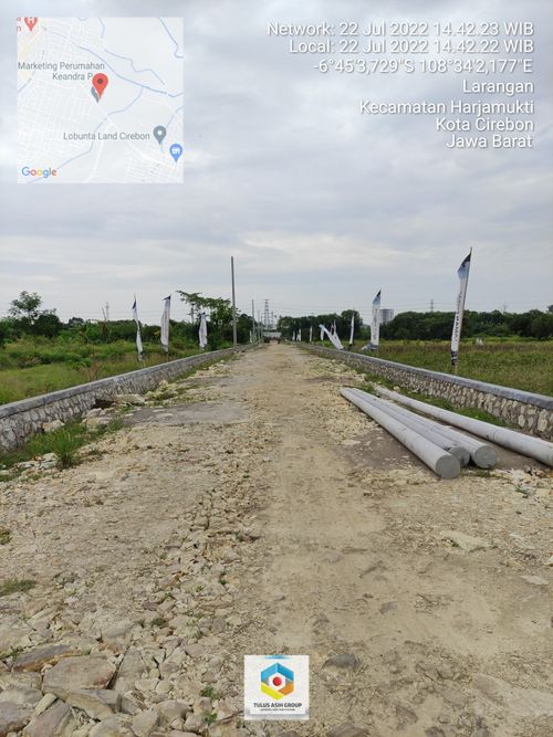 foto posisi tengah perumahan KEANDRA PARK