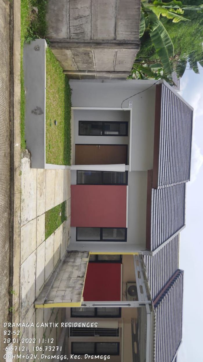 foto tampak rumah tipe 36 perumahan Dramaga Cantik Residence