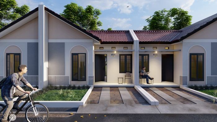 foto tampak rumah tipe subsidi perumahan MULIA LAND CILEDUG