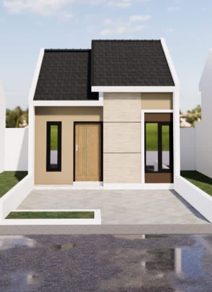 foto denah rumah tipe Jasmine-S perumahan EKSOTIKA RESIDENCE