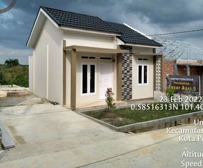 foto tampak rumah tipe RHS 36 perumahan FAZAR ASRI 5