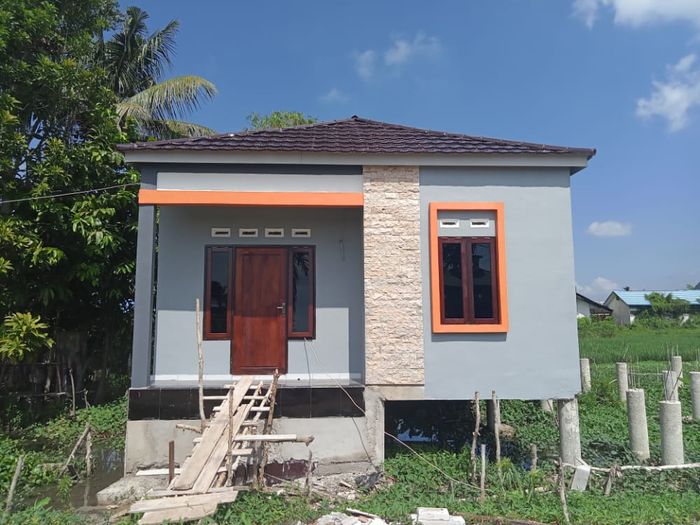 foto tampak rumah tipe 36 perumahan KOMPLEK ANTASARI MANDIRI 3