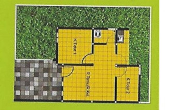 foto denah rumah tipe 92 perumahan GREEN PERDAMAIAN RESIDENCE