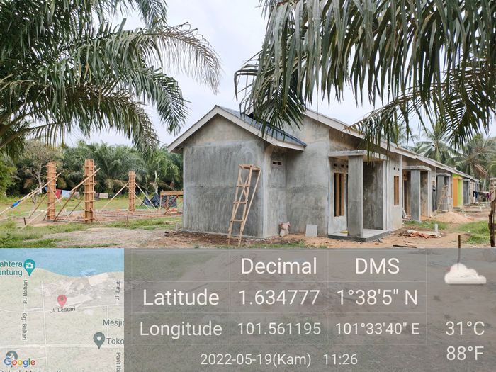 foto denah rumah tipe 36 perumahan SRI MERSING RESIDENCE 5