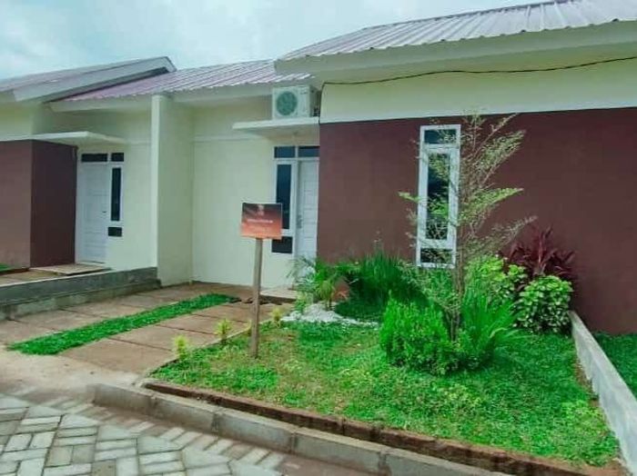 foto tampak rumah tipe 28 perumahan AL FAZZA RESIDENCE