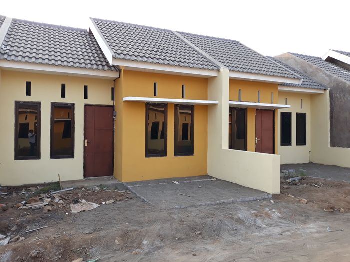 foto tampak rumah tipe 28/78 perumahan WIROGUNAN RESIDENCE TAHAP 1 LANJUTAN