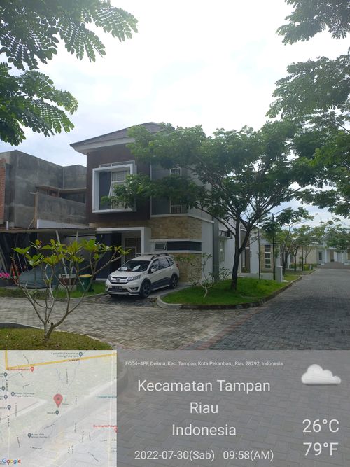 foto posisi tengah perumahan Wasta Lagoon