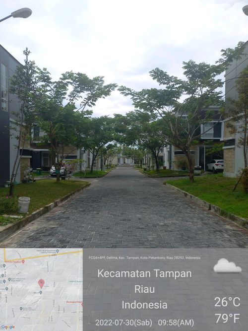 foto contoh rumah perumahan Wasta Lagoon