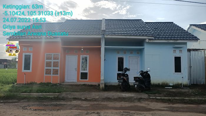 foto tampak rumah tipe 36 perumahan Griya Surya Asri