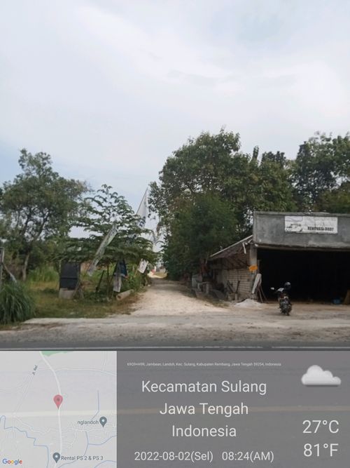 foto gerbang perumahan Landoh Residence