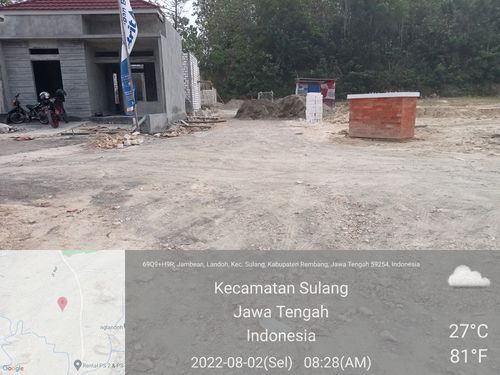 foto posisi tengah perumahan Landoh Residence