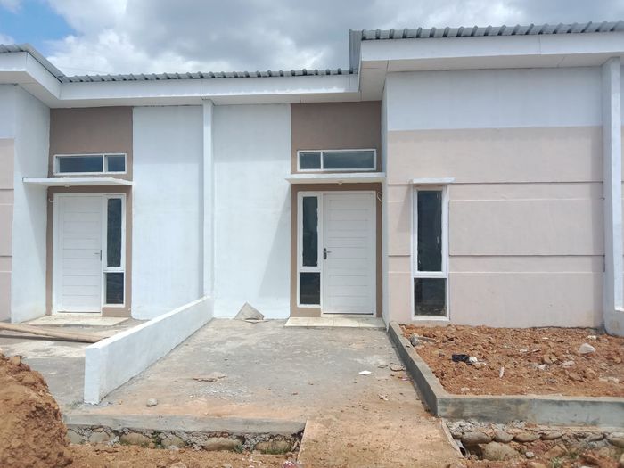 foto tampak rumah tipe 36 perumahan Arzam Regency Tahap 2