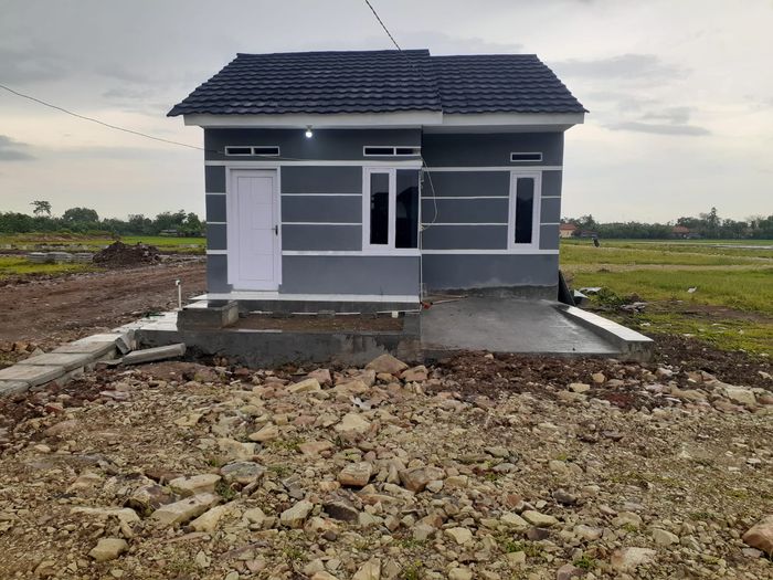 foto tampak rumah tipe 36/60 perumahan SAPUTRA RESIDENCE