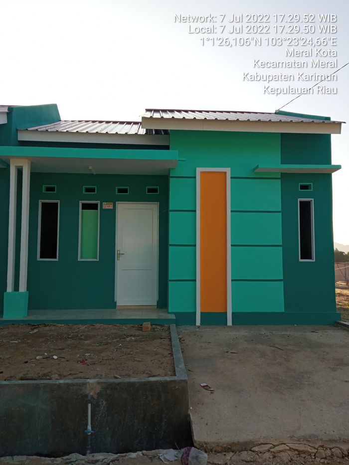 foto tampak rumah tipe 36 perumahan BUKIT AGUNG INDAH