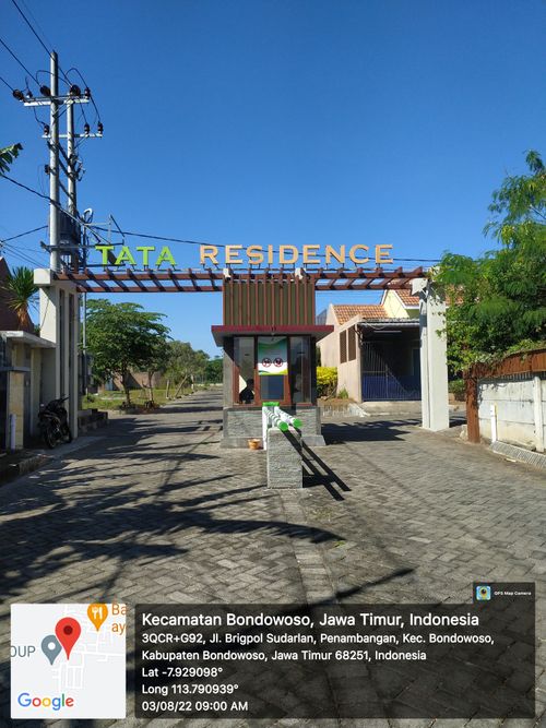 foto gerbang perumahan Tata Residence