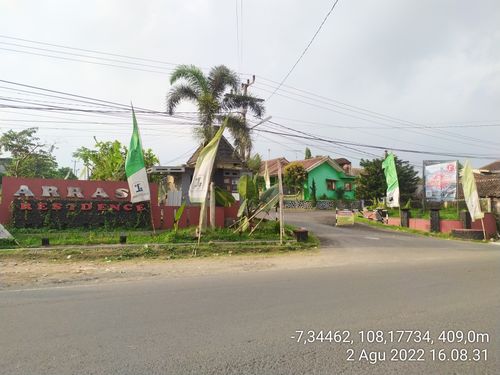 foto gerbang perumahan Arrasy Residence