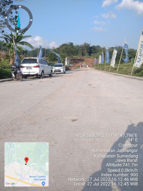 foto gerbang perumahan KEANDRA CITY VIEW