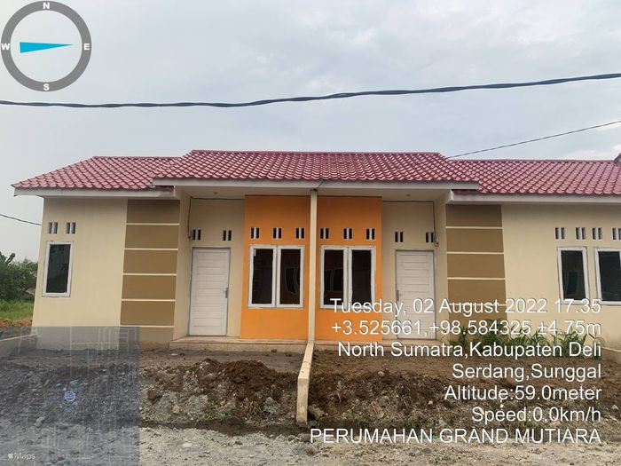 foto tampak rumah tipe 36 perumahan GRAND MUTIARA