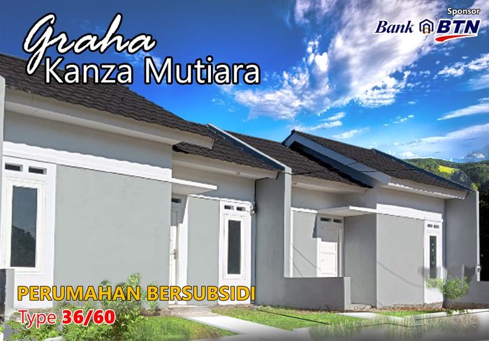 foto tampak rumah tipe 36 perumahan GRAHA KANZA MUTIARA