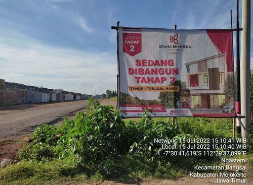 foto gerbang perumahan GRAHA BHINNEKA FORTUNA 2