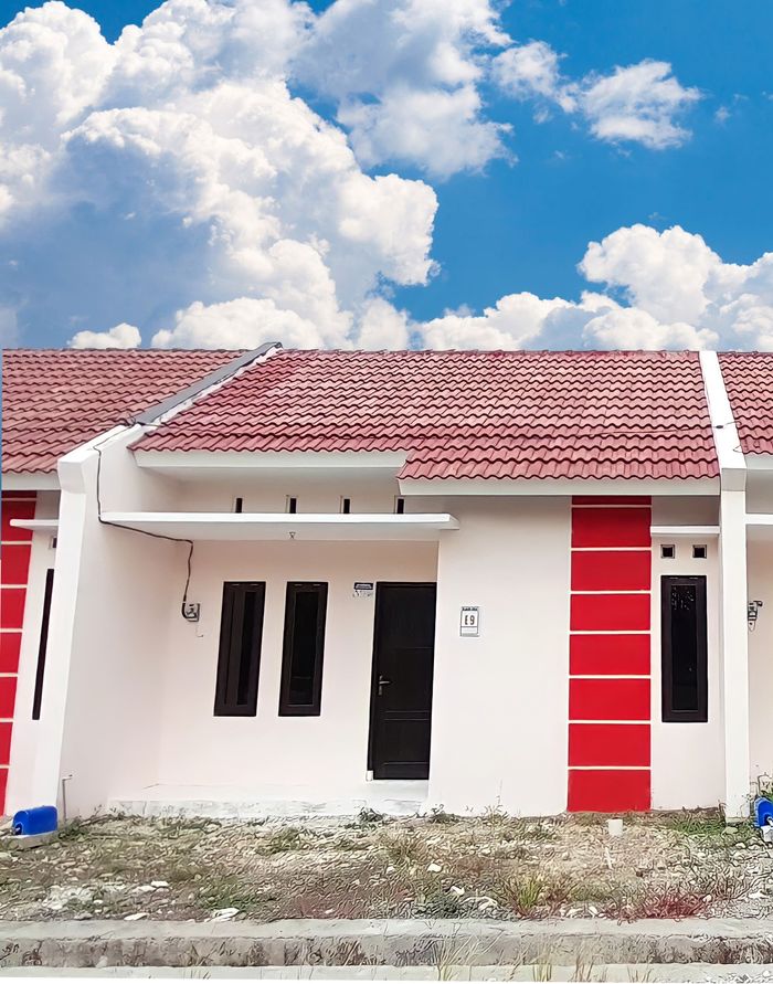 foto tampak rumah tipe 36 perumahan PESONA DEWI FORTUNA