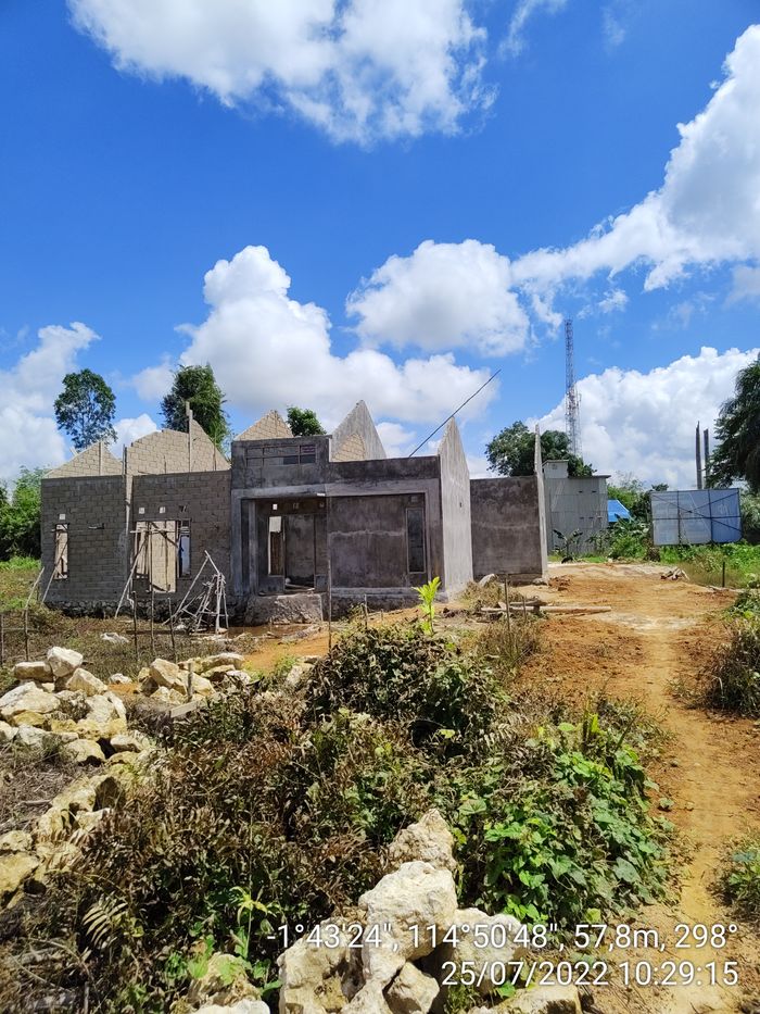 foto tampak rumah tipe 36 perumahan Bumi Raya Permai