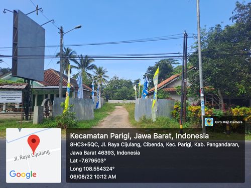 foto gerbang perumahan Cibenda Residence