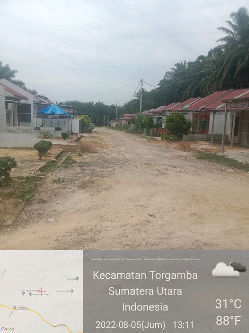foto posisi tengah perumahan CIKAMPAK PERMAI 2