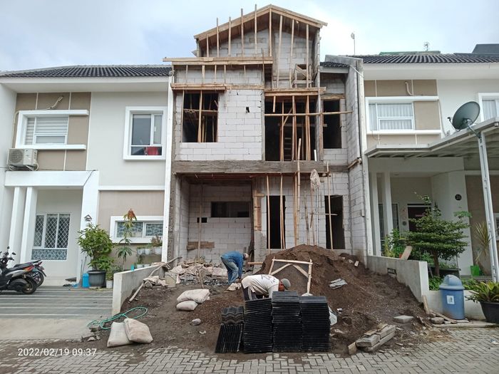 foto tampak rumah tipe 60 Compact (756) perumahan City Garden Residence Blok FConnexion