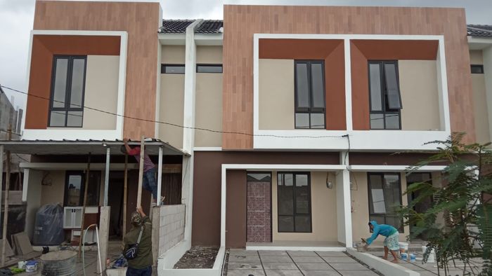 foto tampak rumah tipe 54 Compact (547) perumahan G-Land Ciwastra Park