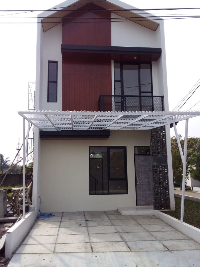 foto tampak rumah tipe 42 Compact (443) perumahan G-Land Ciwastra Residence