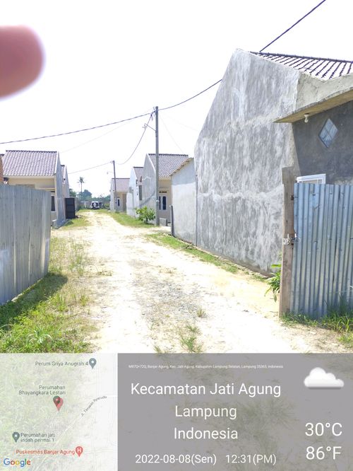 foto gerbang perumahan MA RESIDENCE