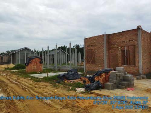 foto posisi tengah perumahan KADIRAN CIPTA RESIDENCE III