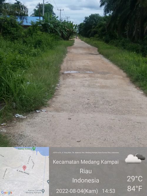 foto gerbang perumahan Dumai Cahaya Abadi