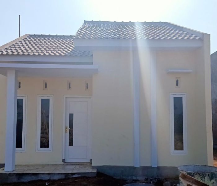 foto tampak rumah tipe 36 perumahan PERUM GRIYA PERMATA