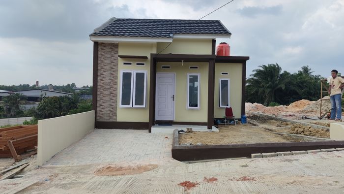 foto tampak rumah tipe 36 subsidi perumahan GRIYA PADAT KARYA V