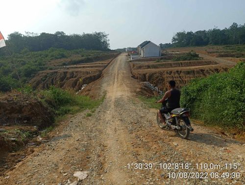 foto gerbang perumahan GREEN PETRA 2