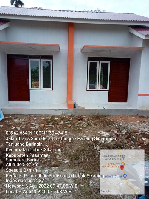 foto posisi tengah perumahan Pudissuma residence