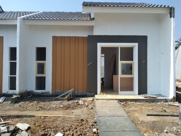 foto tampak rumah tipe MARIGOLD perumahan Synergy Residence Jatisari
