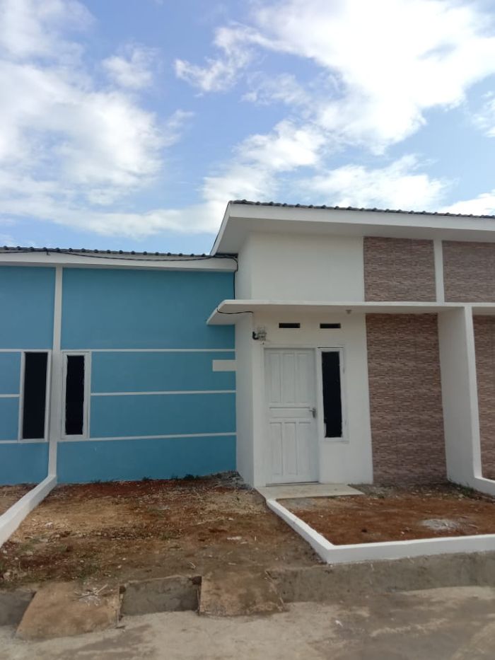 foto tampak rumah tipe 36 perumahan PESONA AMALIA REGENCY