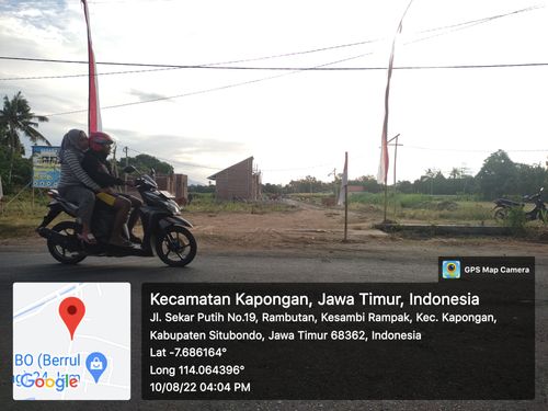 foto posisi tengah perumahan Griya kapongan asri