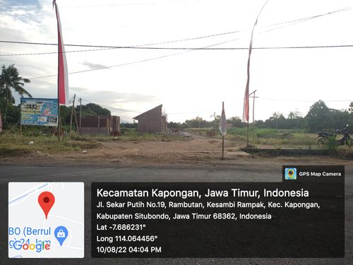 foto gerbang perumahan Griya kapongan asri