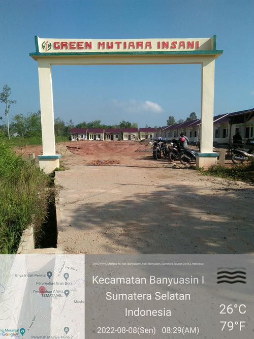 foto gerbang perumahan GREEN MUTIARA INSANI