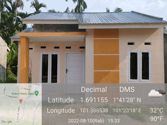 foto tampak rumah tipe 36 perumahan SRI MERSING RESIDENCE 4