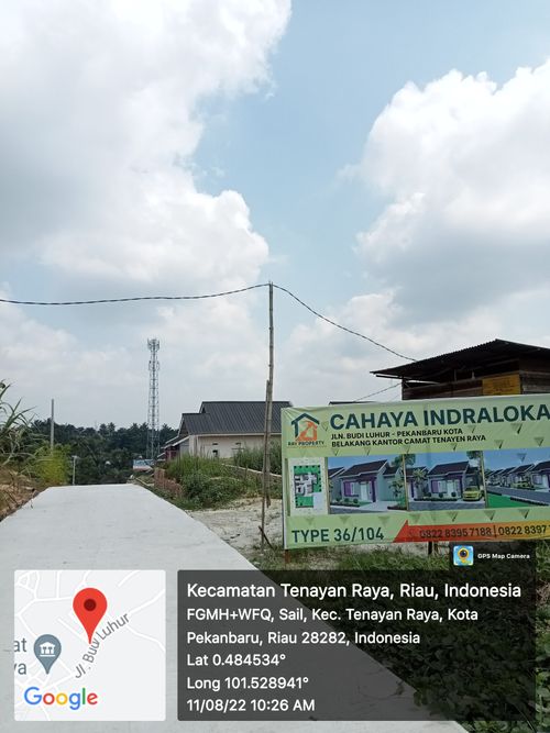 foto gerbang perumahan CAHAYA INDRALOKA